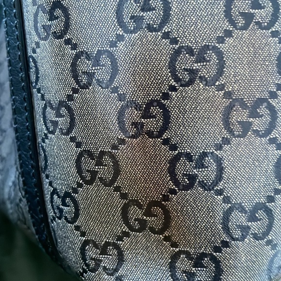 GUCCI GG crystal canvas 213048 EUC 🩶🖤Metallic - Picture 11 of 17